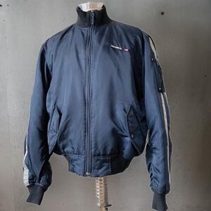 Vintage Polo Jeans Co Ralph Lauren Bomber jacket blue/grey size Large